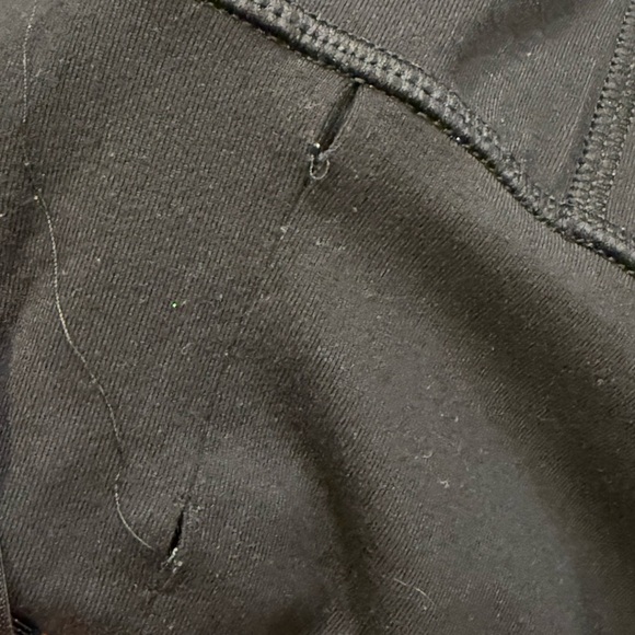 Lululemon Black High-Waisted Leggings size 8 TALL with pockets - Picture 4 of 7